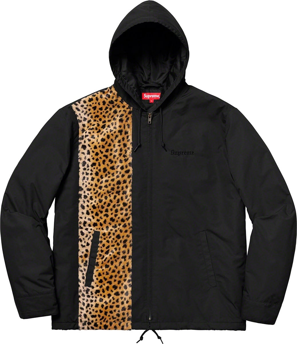 Cheetah Hooded Station Jacket view 6